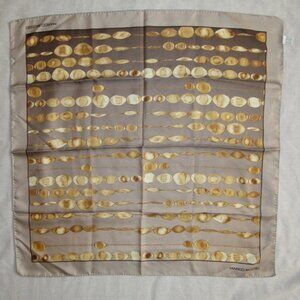 MARCO BICEGO Exclusive Jeweler 100% Silk Scarf Made in Italy Hand Rolled 💰